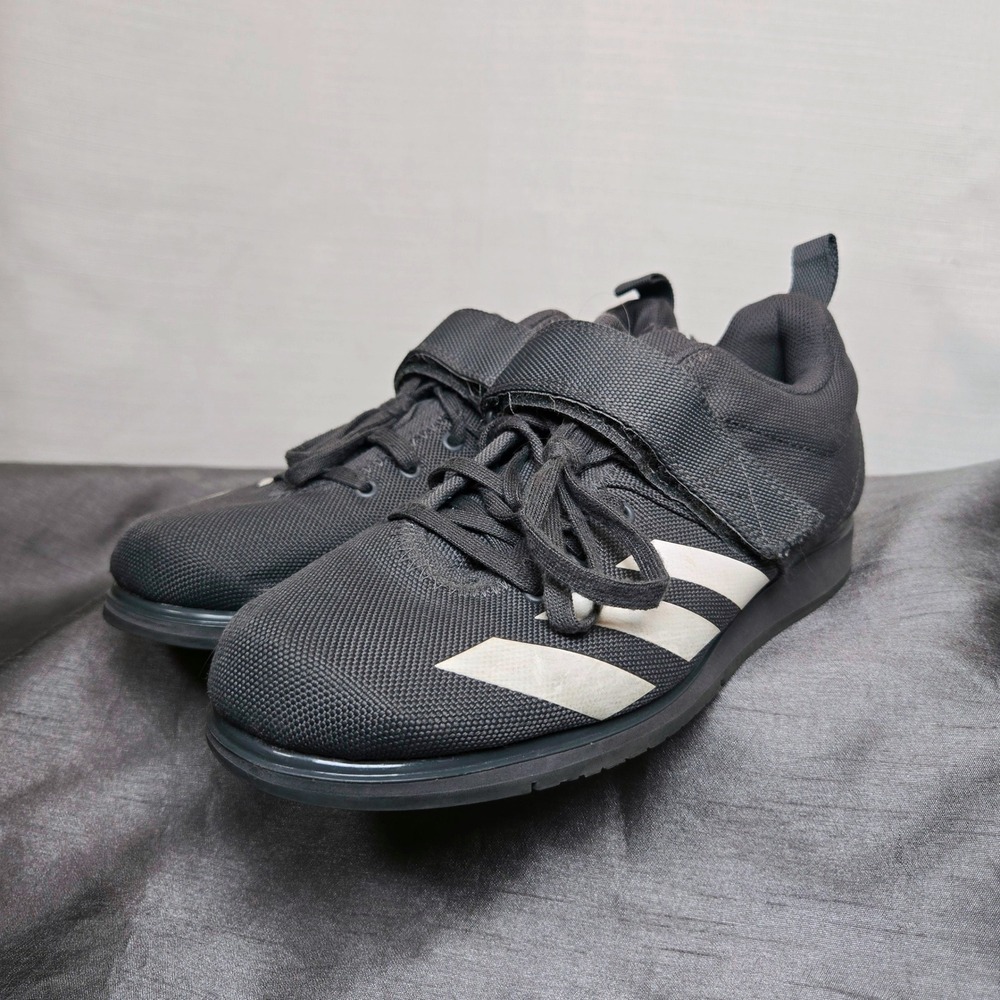 Adidas Powerlift 4 Weightlifting Shoes Men's 7.5 Gray White F36050